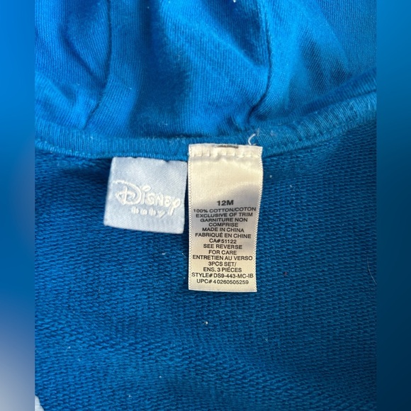 Disney Mickey Mouse zip up vest‎ 12M - Picture 3 of 3